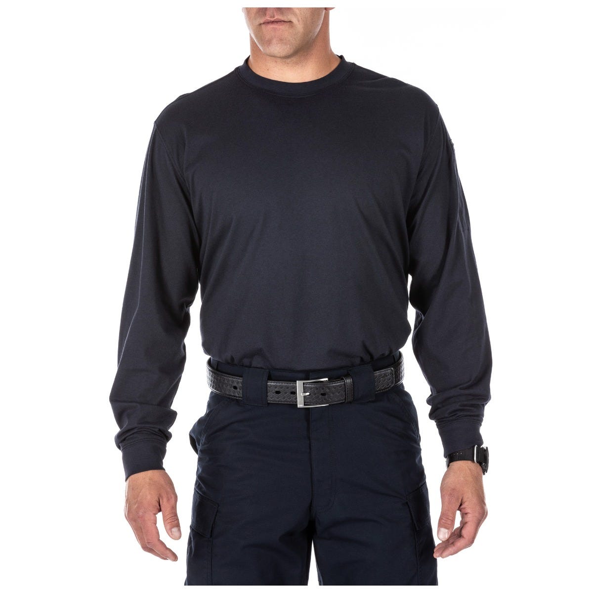 5.11 Professional Long Sleeve T-Shirt i Fire Navy, långärmad T-shirt