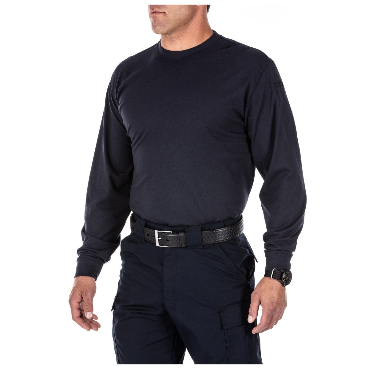 5.11 Professional Long Sleeve T-Shirt i Fire Navy, långärmad T-shirt