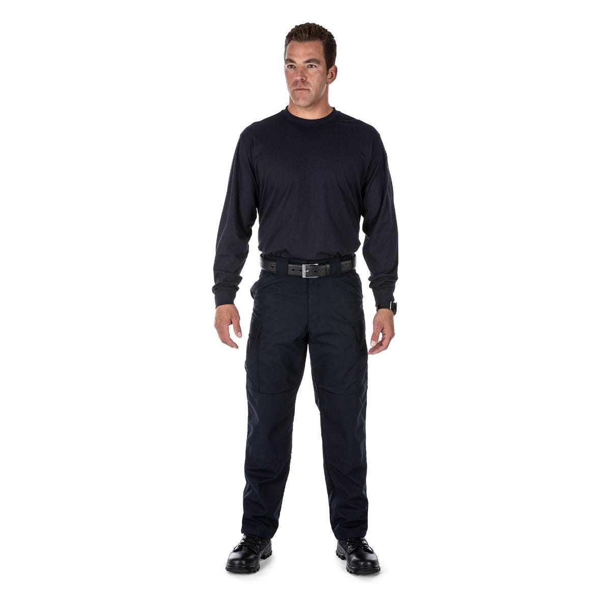5.11 Professional Long Sleeve T-Shirt i Fire Navy, långärmad T-shirt