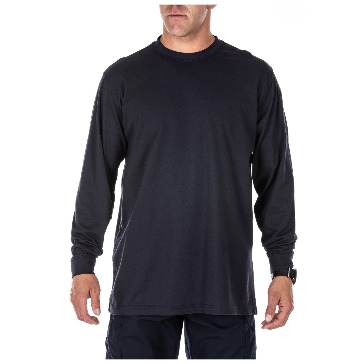 5.11 Professional Long Sleeve T-Shirt i Fire Navy, långärmad T-shirt