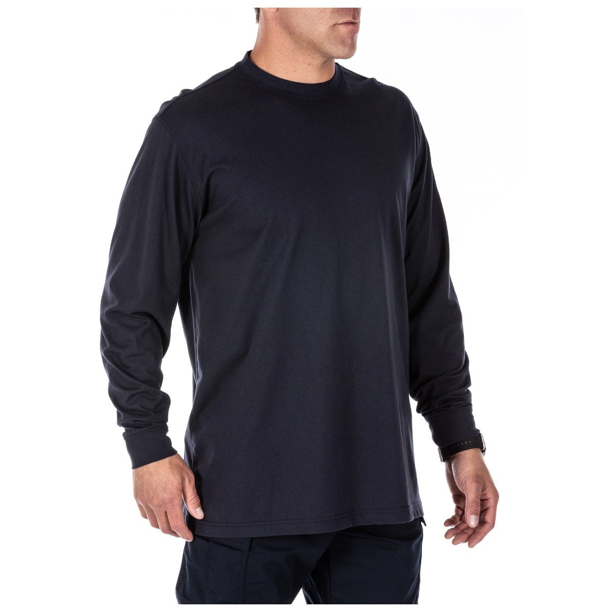 5.11 Professional Long Sleeve T-Shirt i Fire Navy, långärmad T-shirt