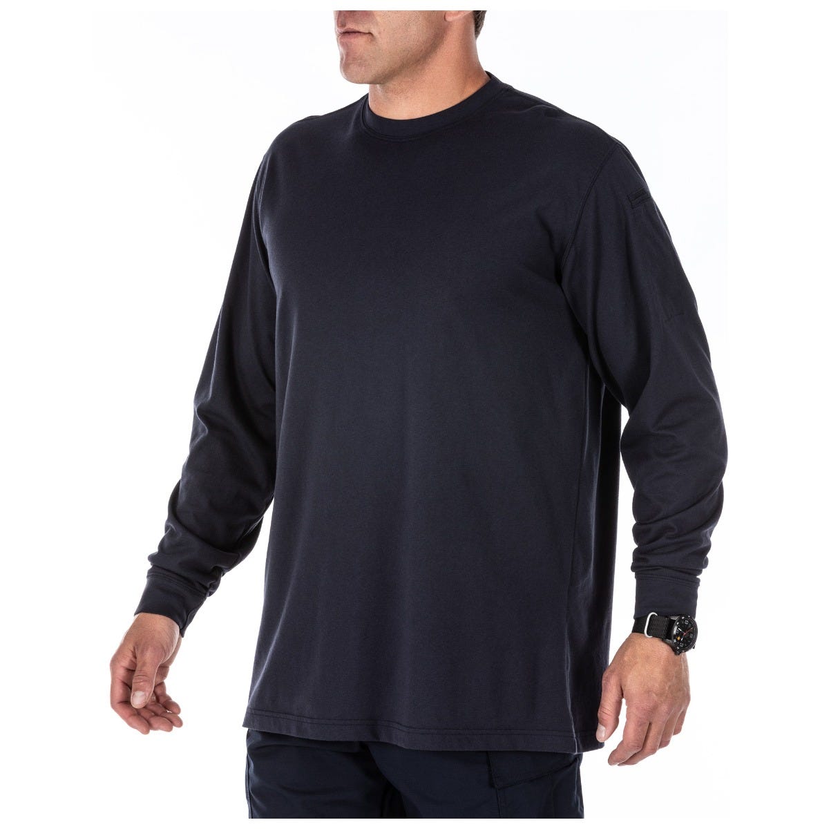 5.11 Professional Long Sleeve T-Shirt i Fire Navy, långärmad T-shirt