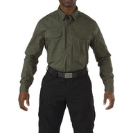 5.11 Stryke Long Sleeve Shirt i TDU Green, långärmad skjorta med pennfickor.