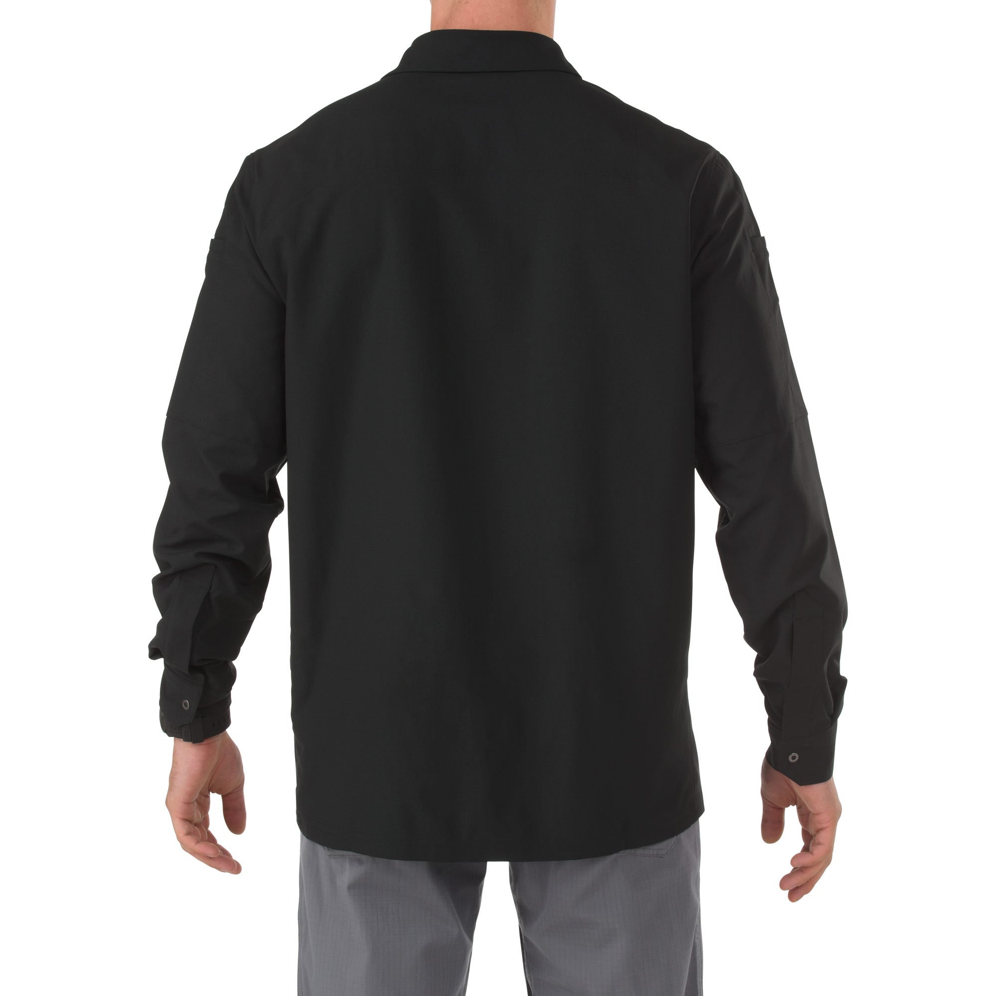 5.11 Tactical Freedom Flex Long Sleeve Shirt i Black, långärmad skjorta med utility-fickor