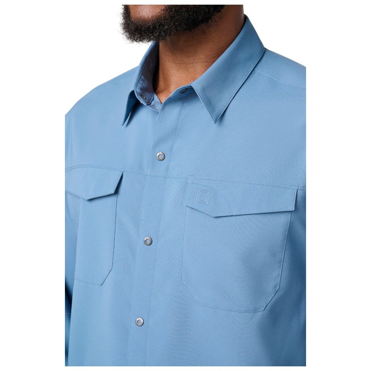 5.11 Tactical Freedom Flex Long Sleeve Shirt i Diplomat, långärmad skjorta med utility-fickor