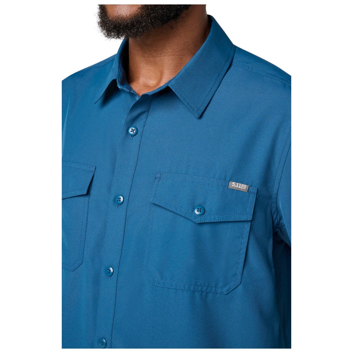5.11 Tactical Marksman långärmad skjorta med UPF 50+ i Blueblood