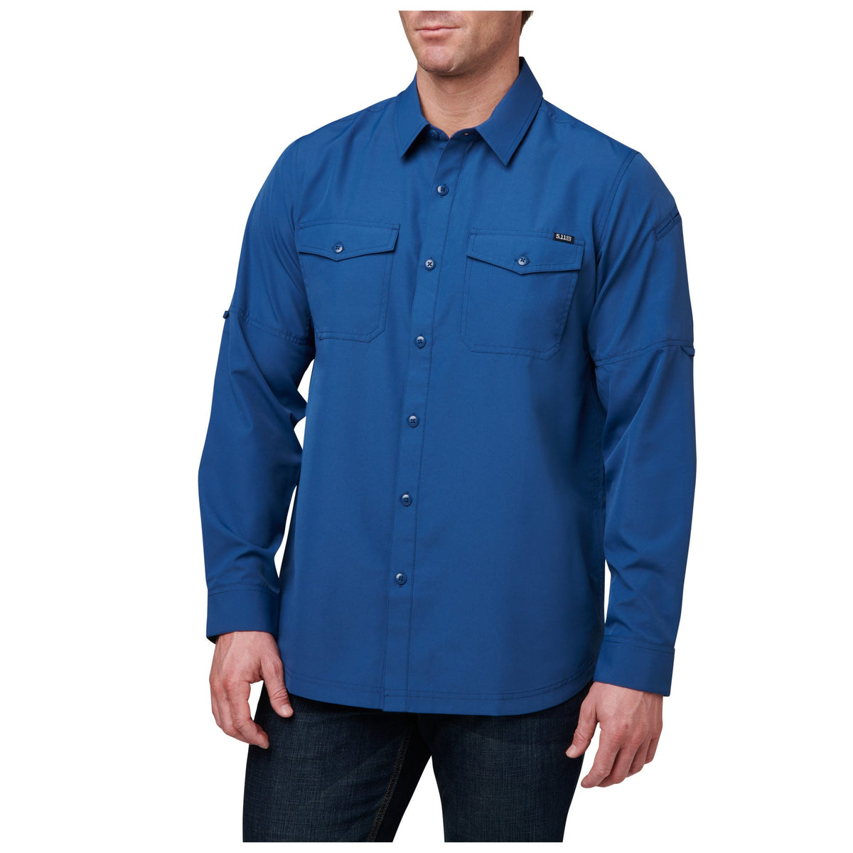 5.11 Tactical Marksman långärmad skjorta med UPF 50+ i Ensign Blue