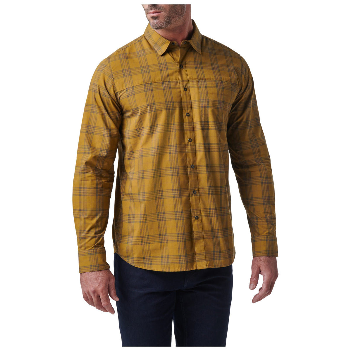 5.11 Igor Plaid Long Sleeve Shirt långärmad skjorta i Crocodile Plaid