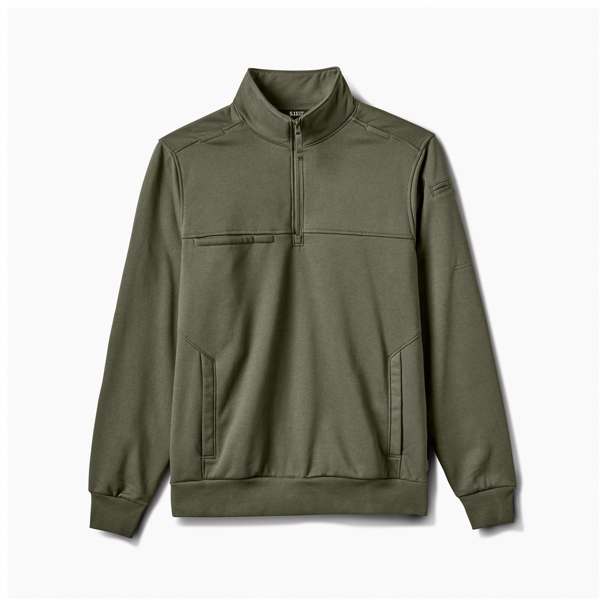 5.11 Job Shirt Quarter Zip 2.0-tröja i Ranger Green