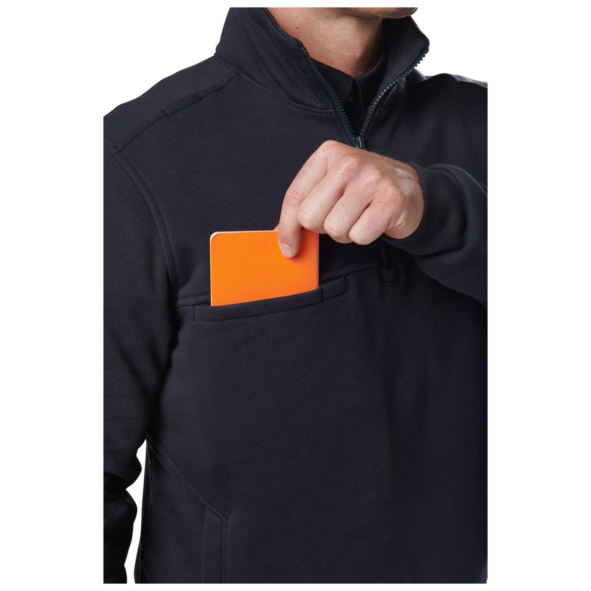 5.11 Job Shirt Quarter Zip 2.0-tröja i Ranger Green