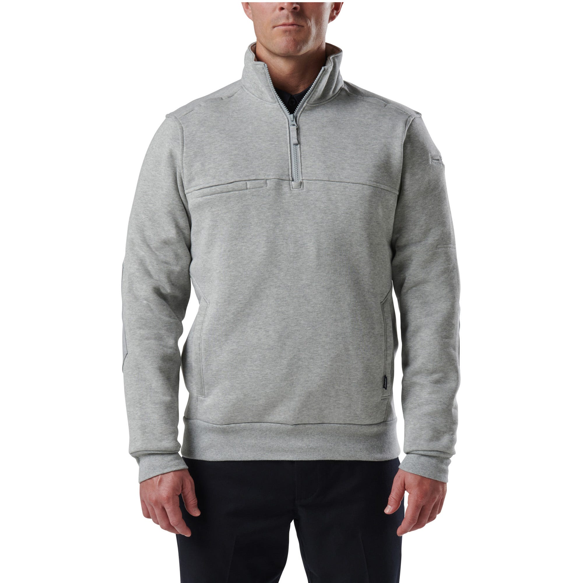 5.11 Job Shirt Quarter Zip 2.0-tröja i Heather Gray