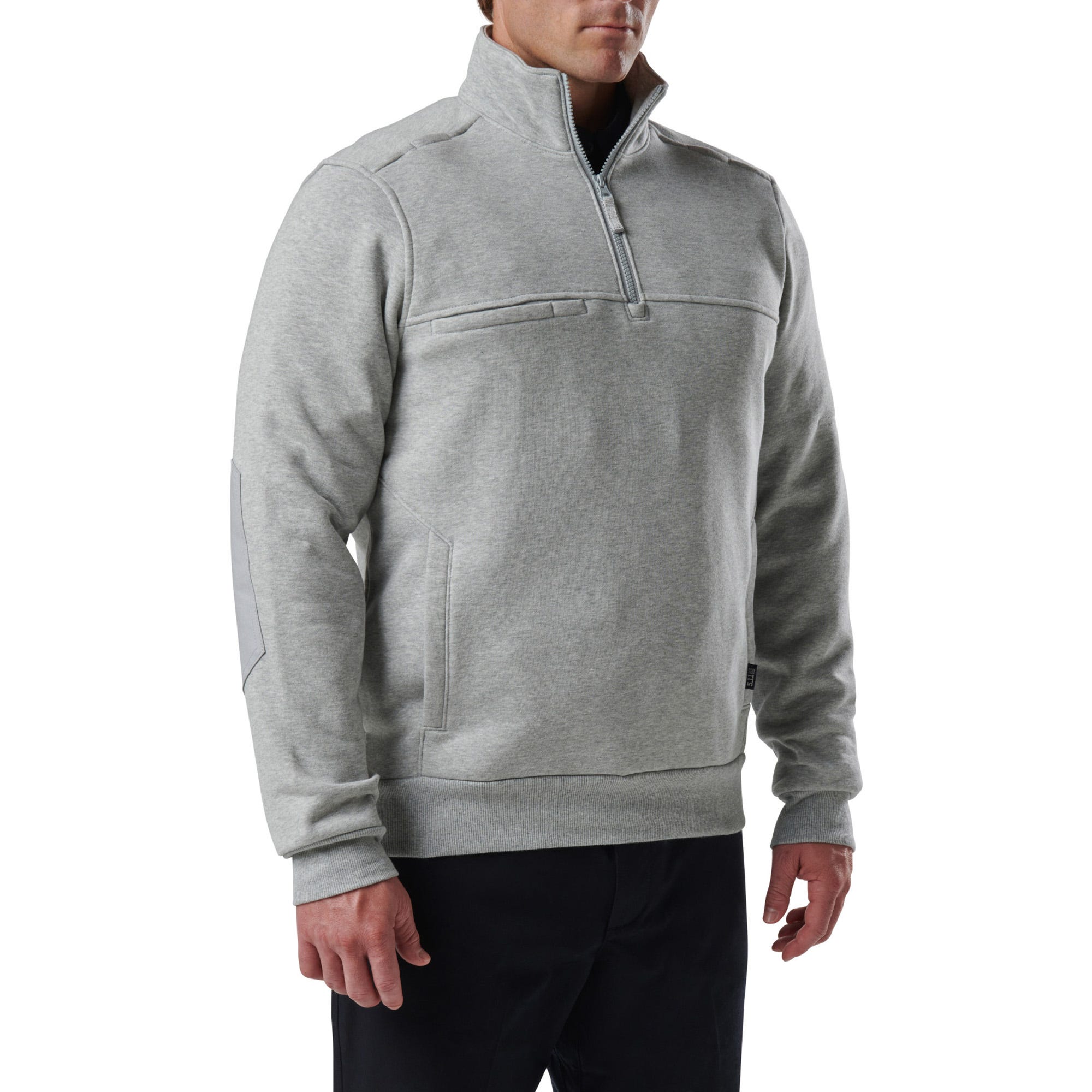 5.11 Job Shirt Quarter Zip 2.0-tröja i Heather Gray