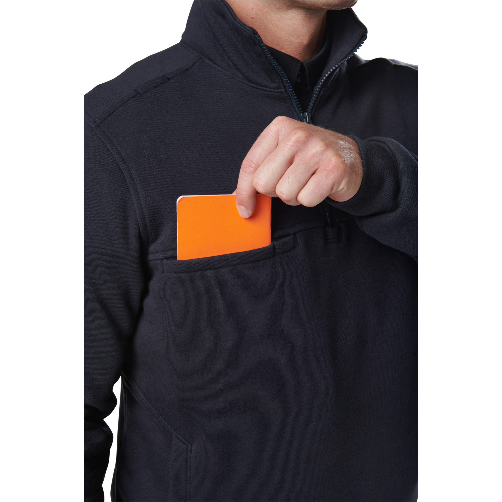 5.11 Job Shirt Quarter Zip 2.0-tröja i Heather Gray