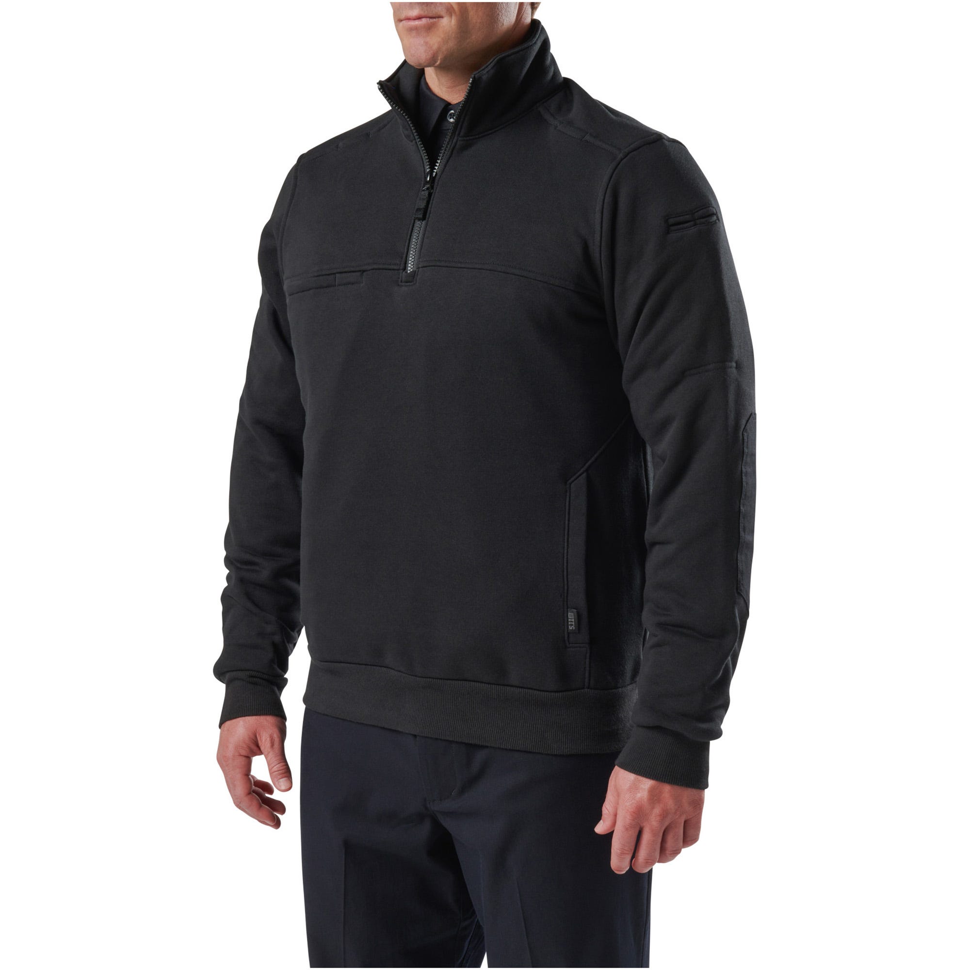 5.11 Job Shirt Quarter Zip 2.0-tröja i Black