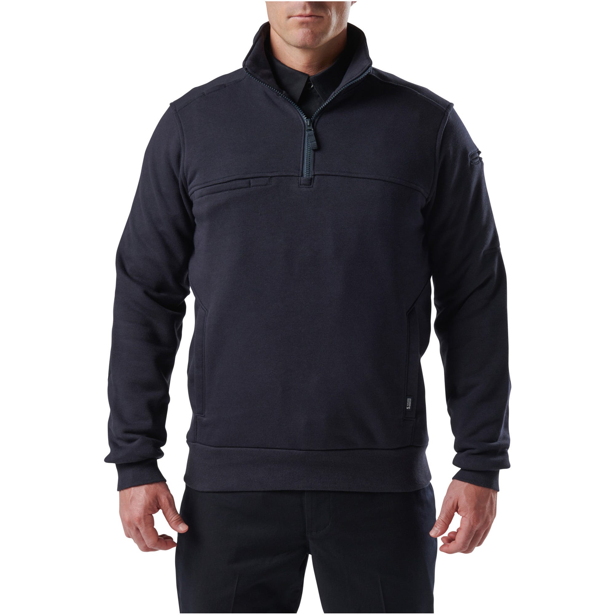 5.11 Job Shirt Quarter Zip 2.0-tröja i Fire Navy