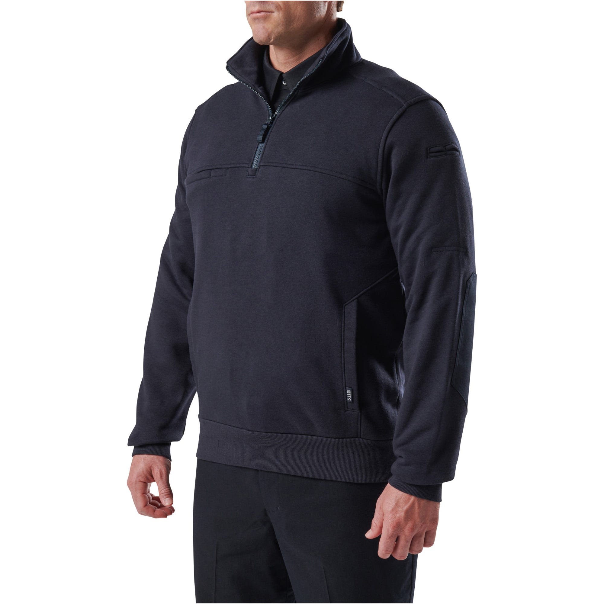 5.11 Job Shirt Quarter Zip 2.0-tröja i Fire Navy