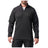 5.11 Cold Weather Rapid Ops Shirt i Black med kvartslång dragkedja