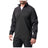 5.11 Cold Weather Rapid Ops Shirt i Black med kvartslång dragkedja
