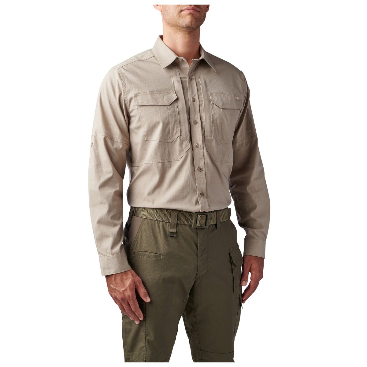 5.11 Tactical ABR Pro Long Sleeve Shirt i Khaki