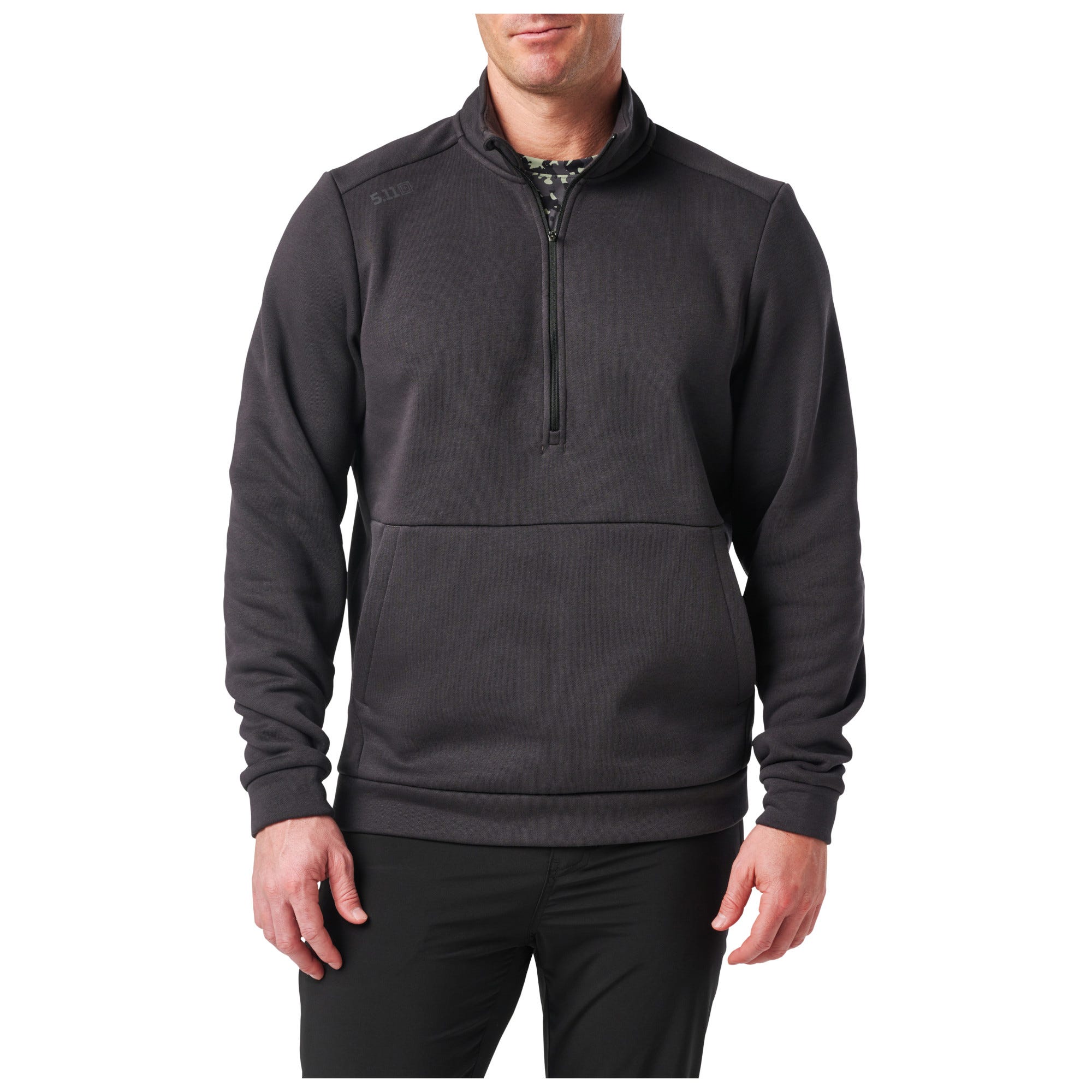 5.11 Tactical Arrive 1/4 Zip Fleece fleecetröja i Volcanic med kvartslång dragkedja
