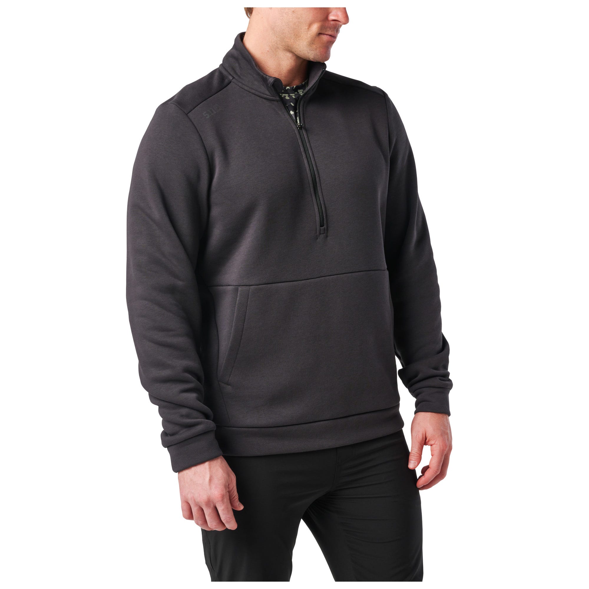 5.11 Tactical Arrive 1/4 Zip Fleece fleecetröja i Volcanic med kvartslång dragkedja