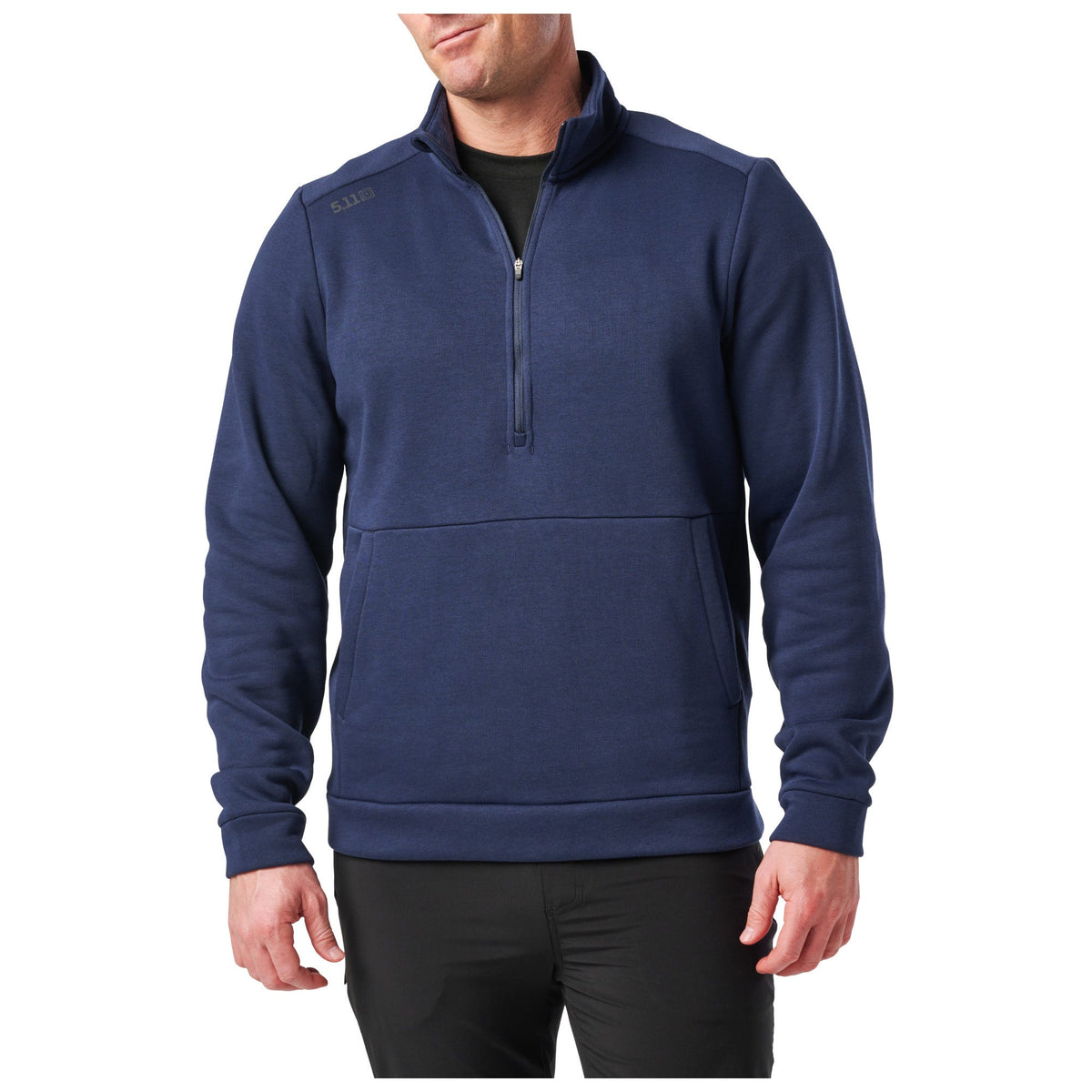 5.11 Tactical Arrive 1/4 Zip Fleece fleecetröja i Pacific Navy med kvartslång dragkedja