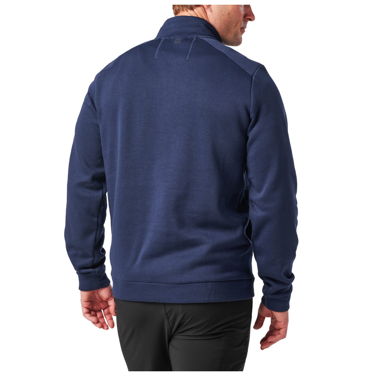 5.11 Tactical Arrive 1/4 Zip Fleece fleecetröja i Pacific Navy med kvartslång dragkedja