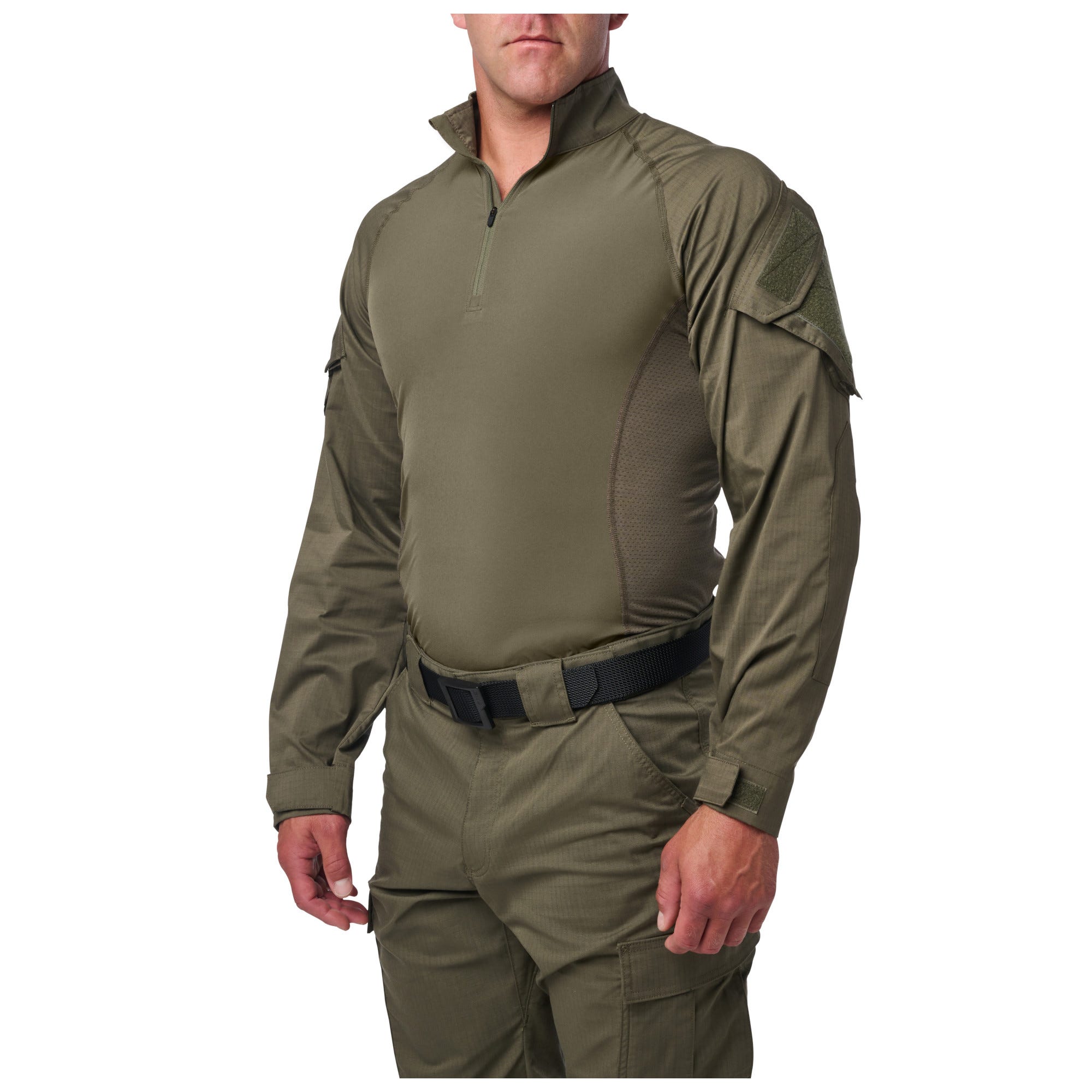 5.11 Flex-Tac TDU Rapid långärmad skjorta i Ranger Green.