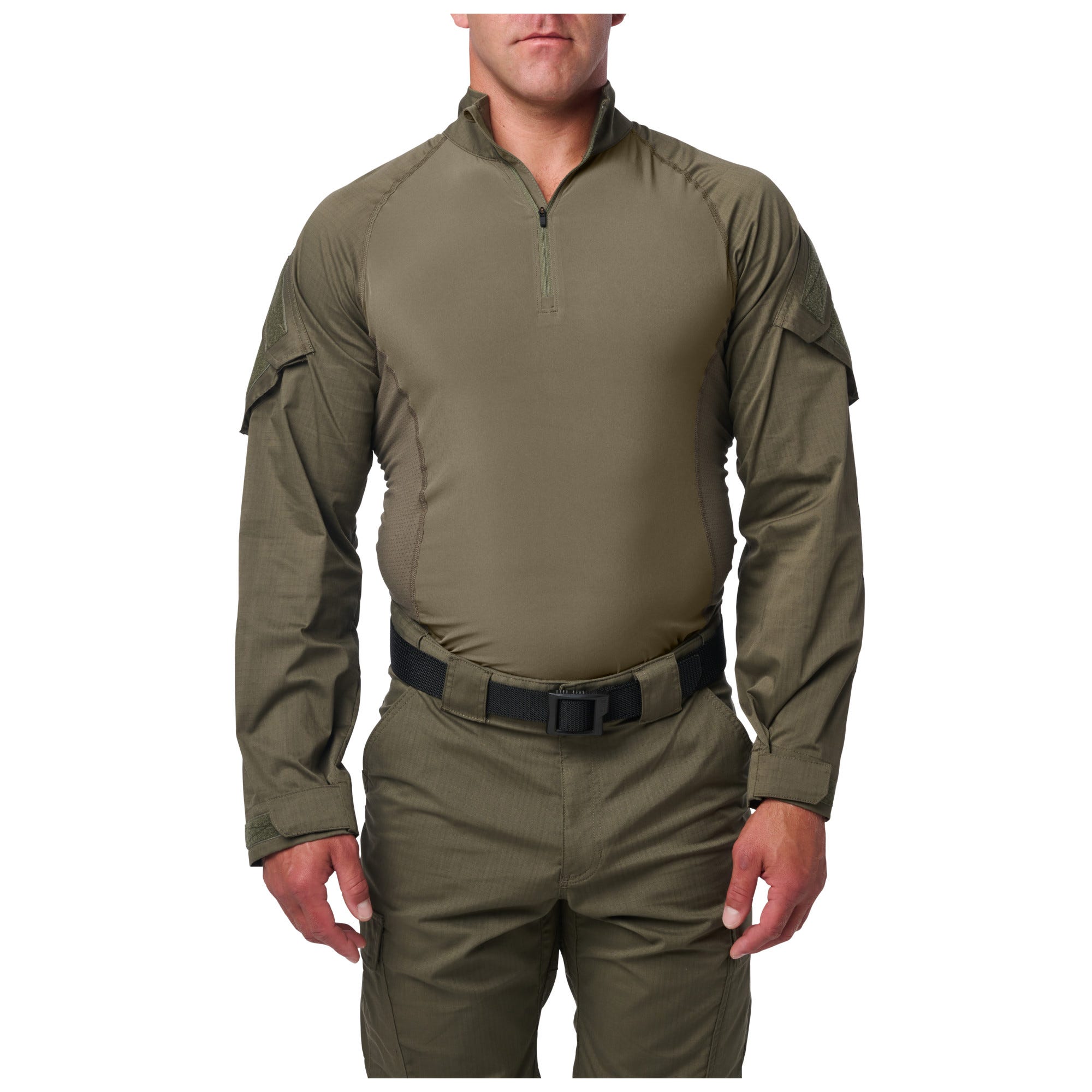 5.11 Flex-Tac TDU Rapid långärmad skjorta i Ranger Green.