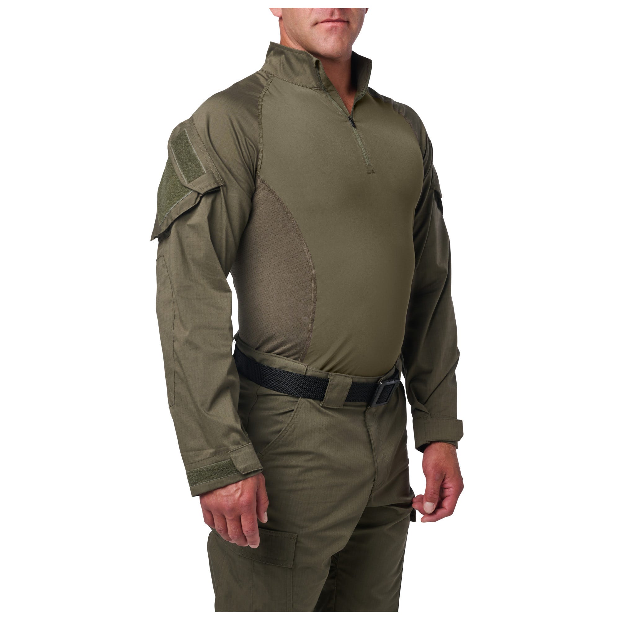 5.11 Flex-Tac TDU Rapid långärmad skjorta i Ranger Green.