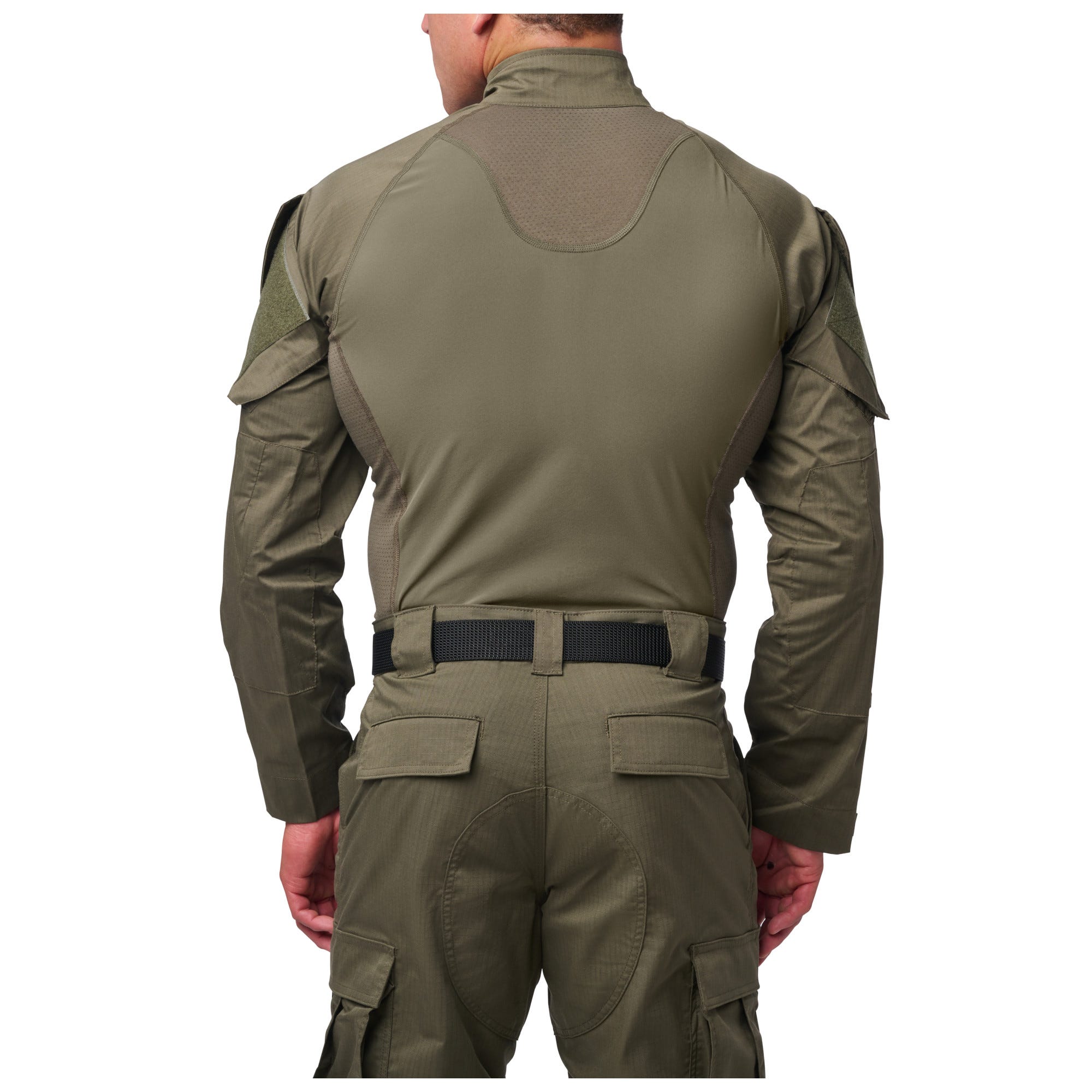 5.11 Flex-Tac TDU Rapid långärmad skjorta i Ranger Green.