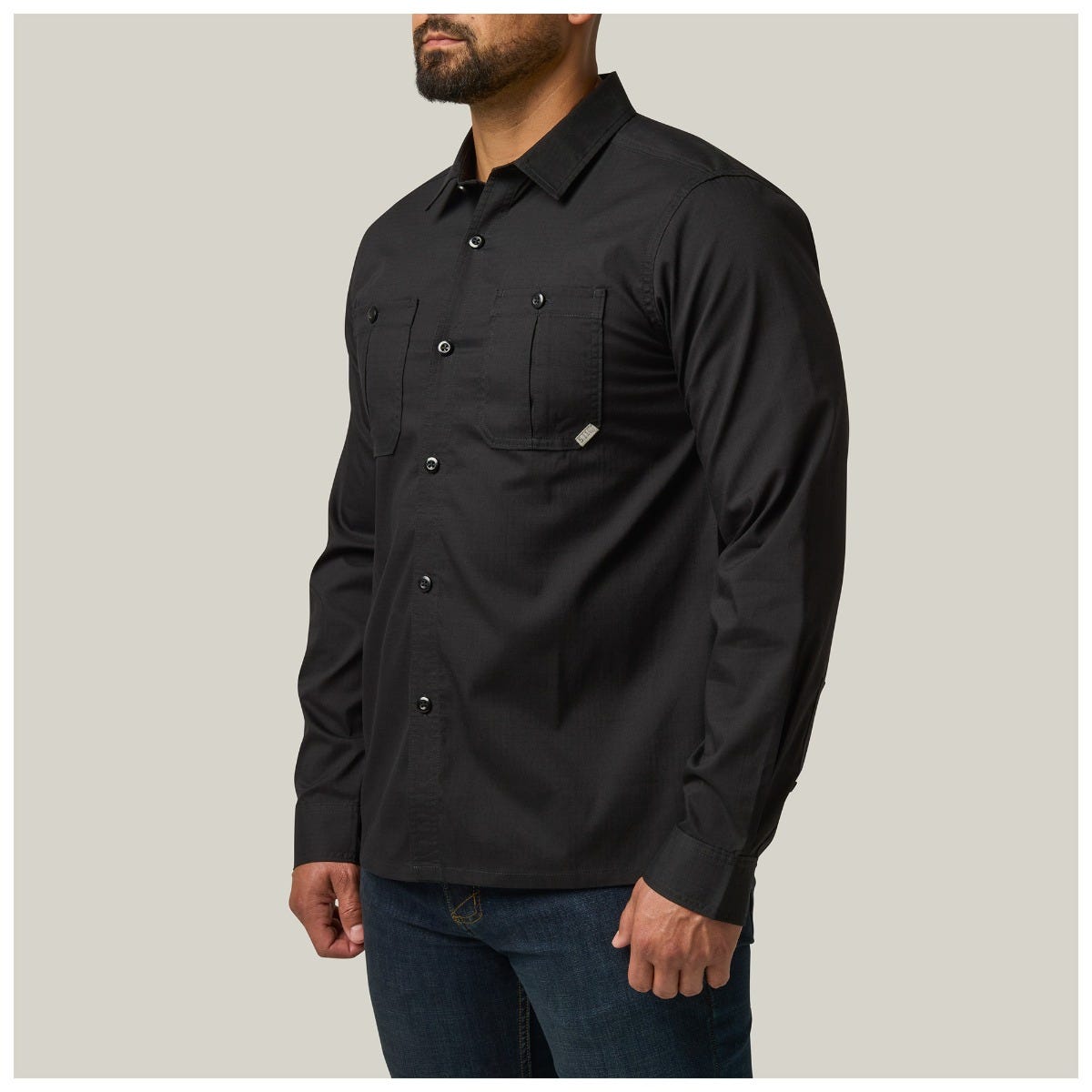 5.11 Tactical Landen L/S Shirt, långärmad skjorta i Black