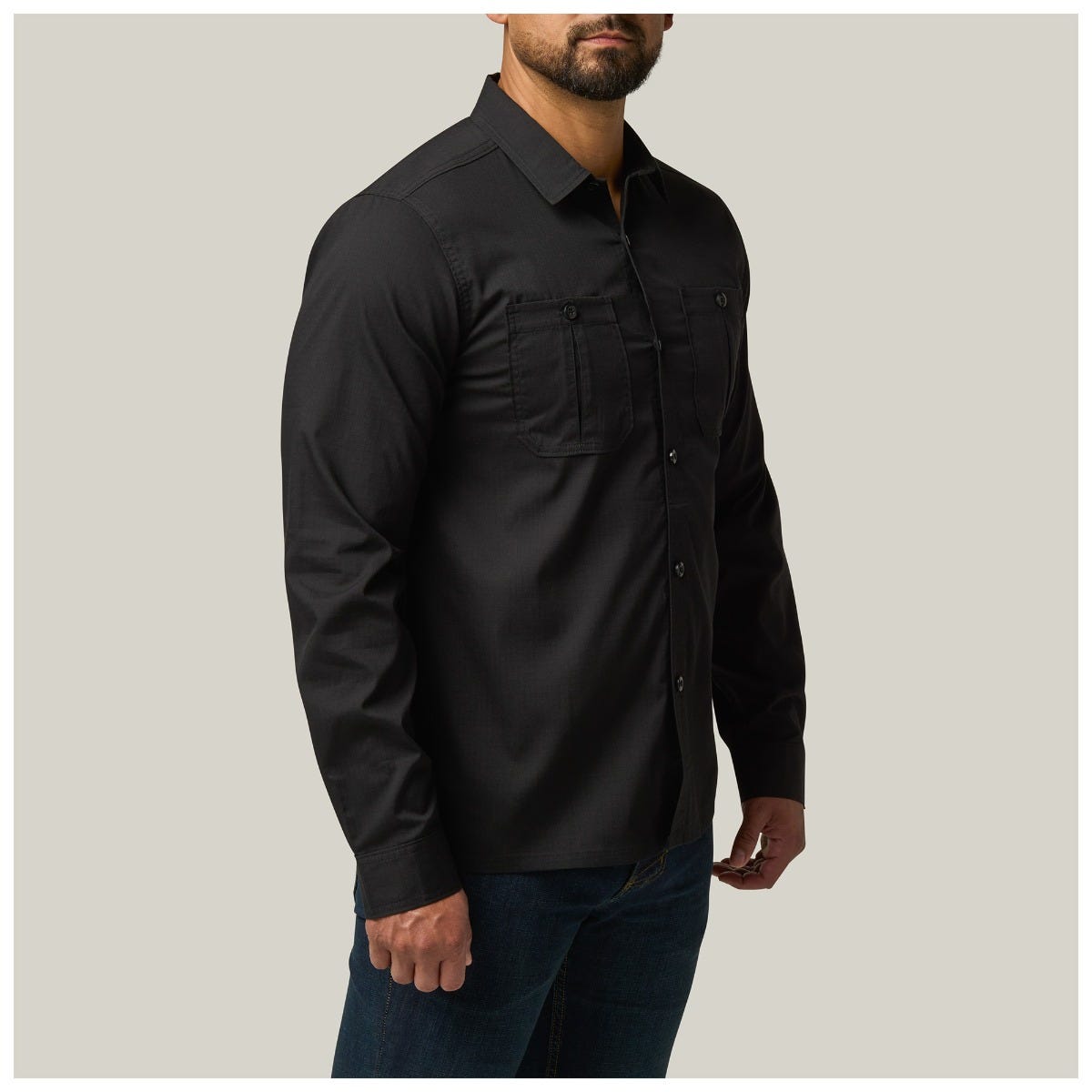 5.11 Tactical Landen L/S Shirt, långärmad skjorta i Black