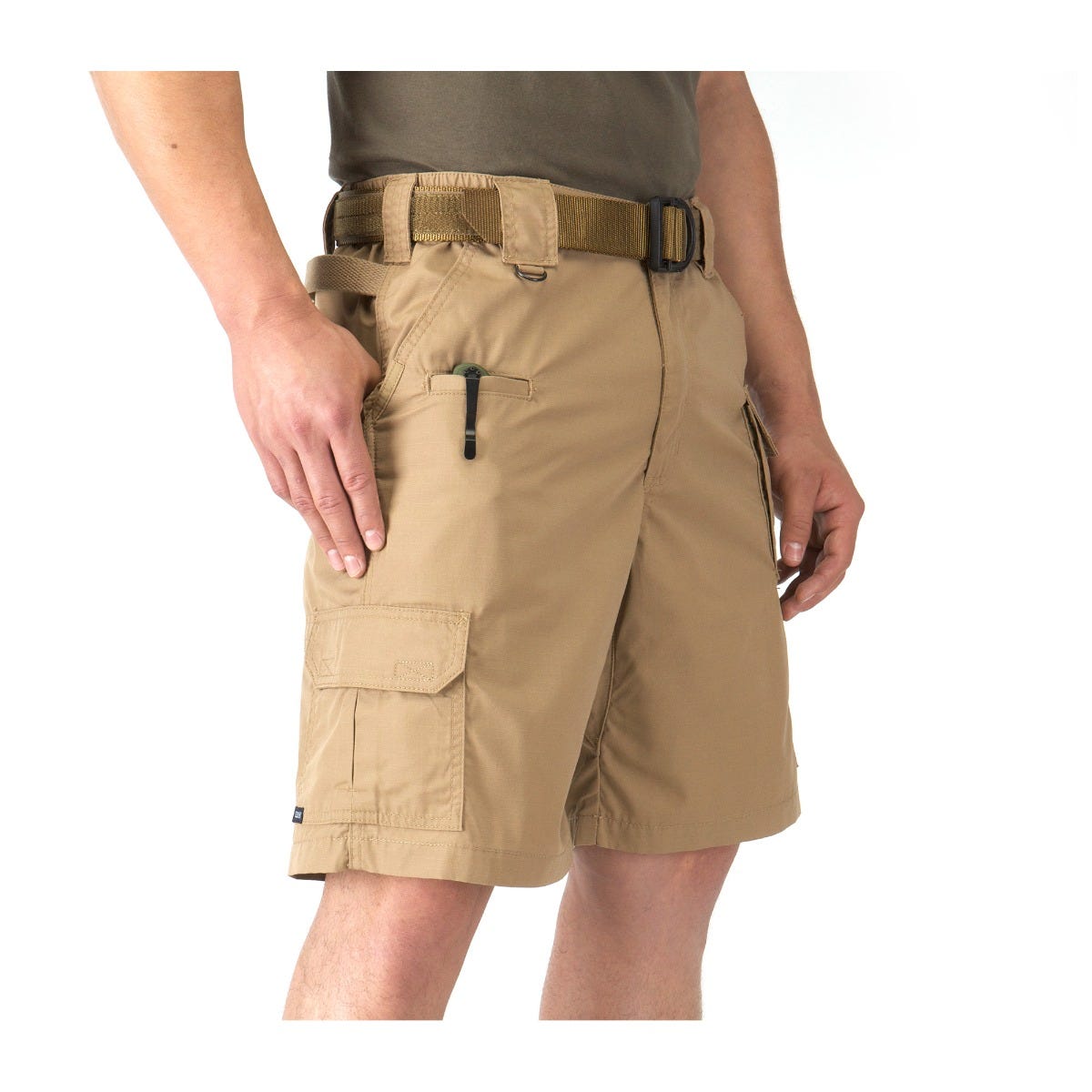5.11 Taclite Pro Ripstop Short i Coyote med åtta fickor