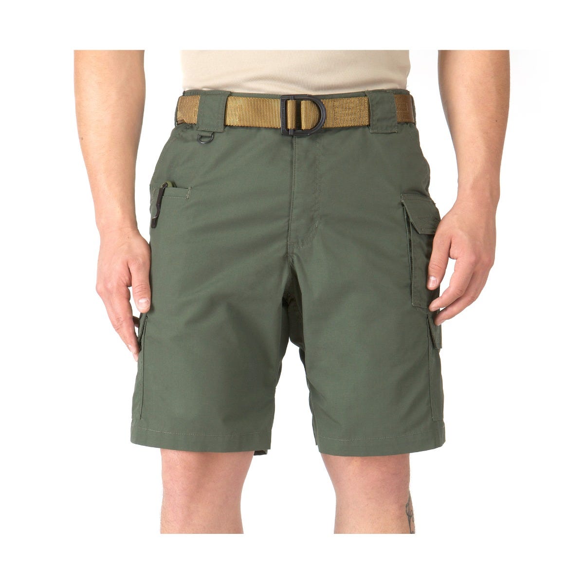 5.11 Taclite Pro Ripstop Short i TDU Green med åtta fickor