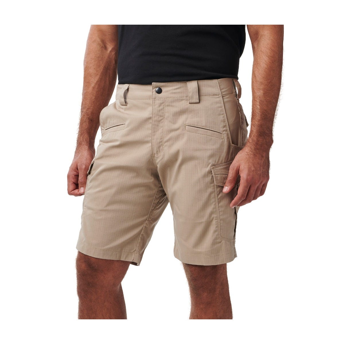 5.11 Icon 10" Short i Khaki, cargoshorts för utflykter och utrustning.