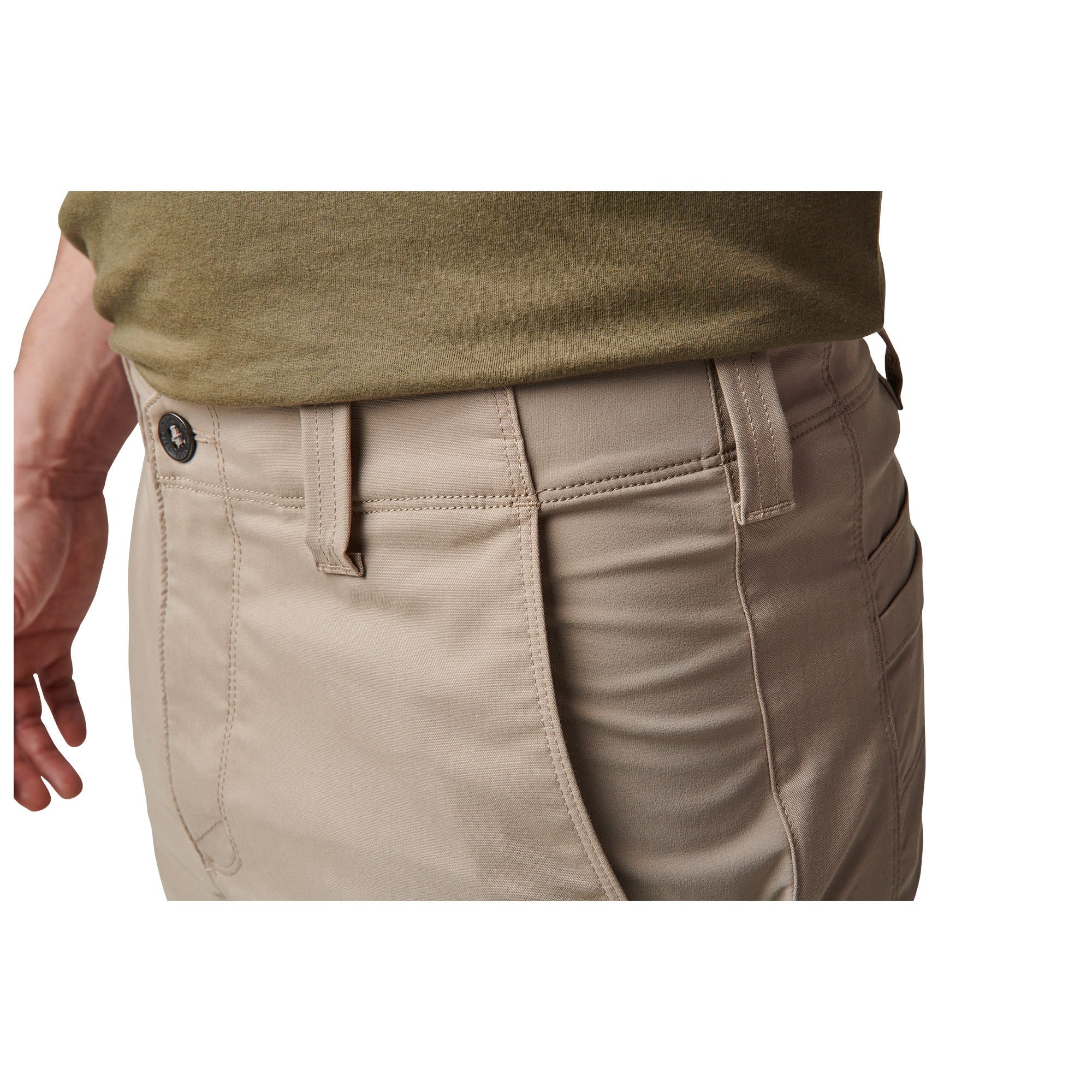 5.11 Tactical Ridge 9.5" Short i Khaki med flera fickor