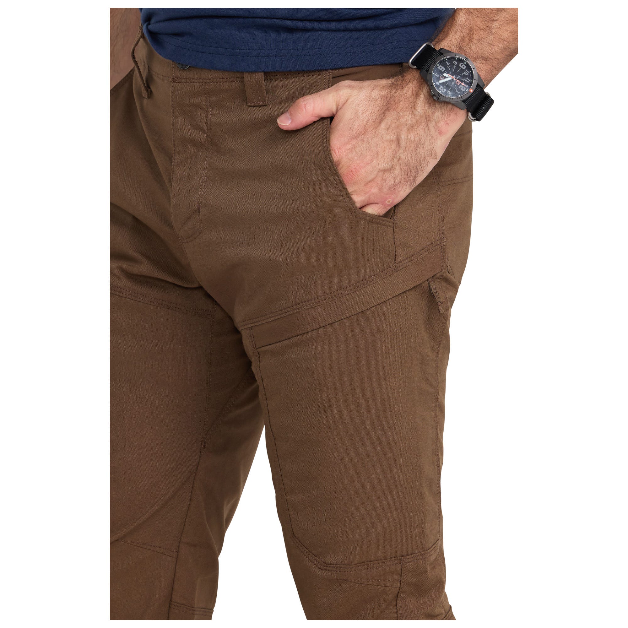 5.11 Tactical Ridge Pant i Dark Earth, taktiska byxor med cargofickor.
