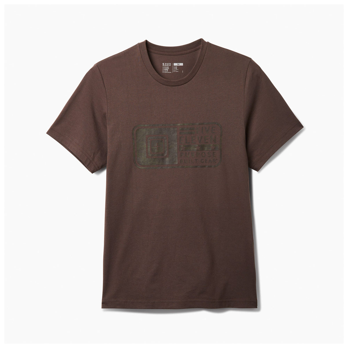 5.11 Tactical PBG Badge SS Tee i Red Dirt, kortärmad T-shirt med badge-motiv