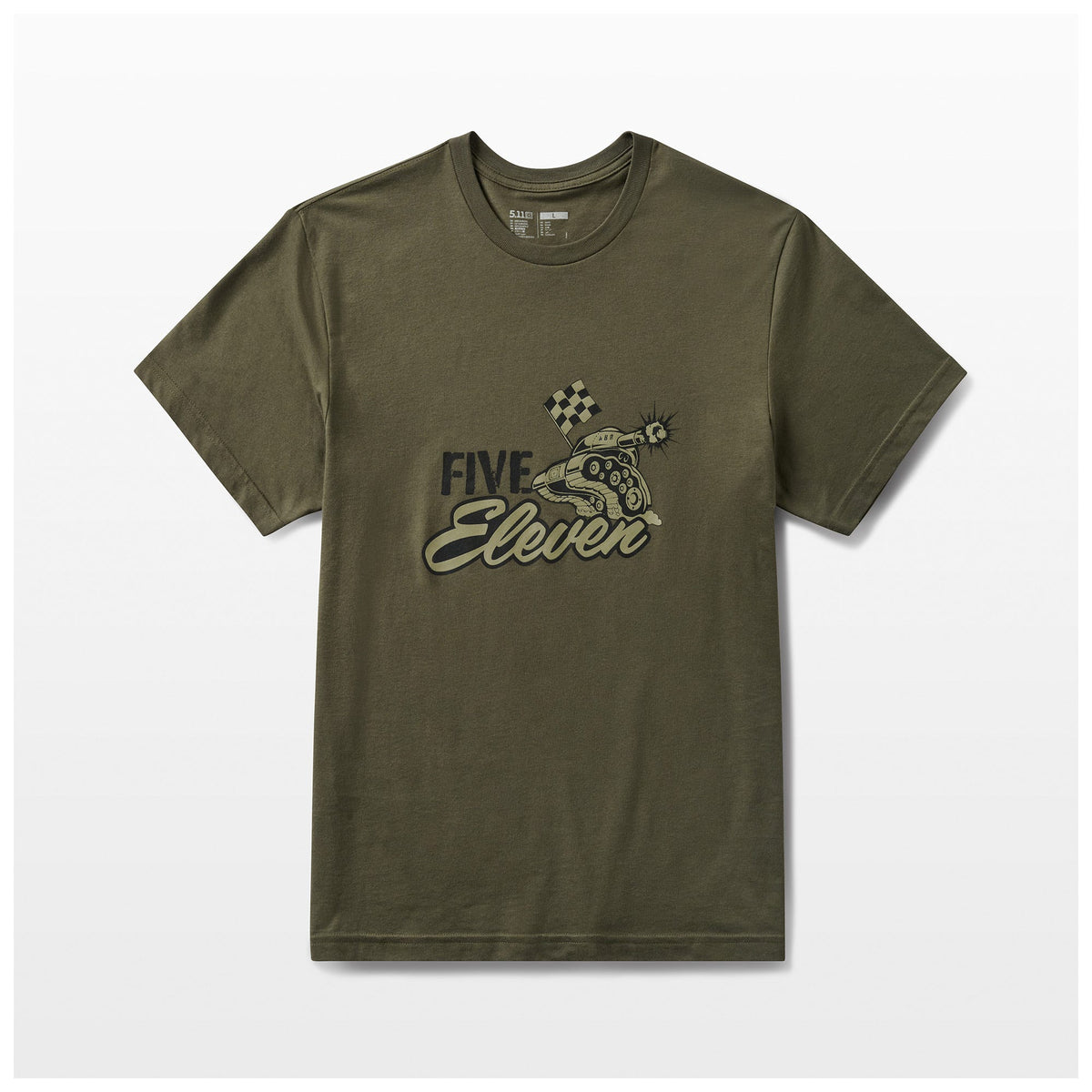 5.11 Battle Rattle Tank Short Sleeve Tee, kortärmad T-shirt i Ranger Green
