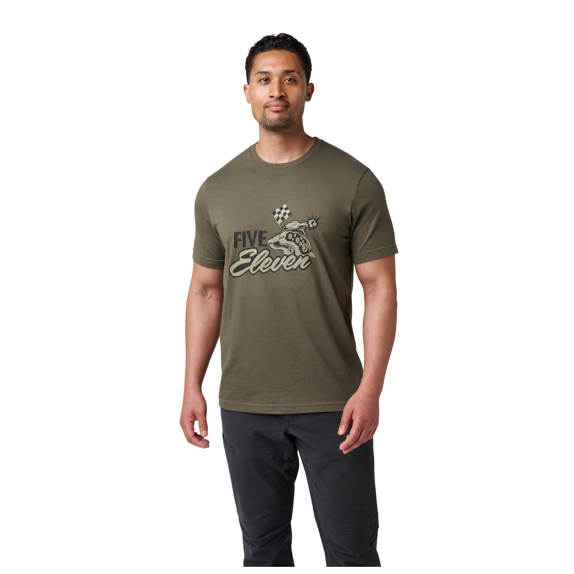 5.11 Battle Rattle Tank Short Sleeve Tee, kortärmad T-shirt i Ranger Green