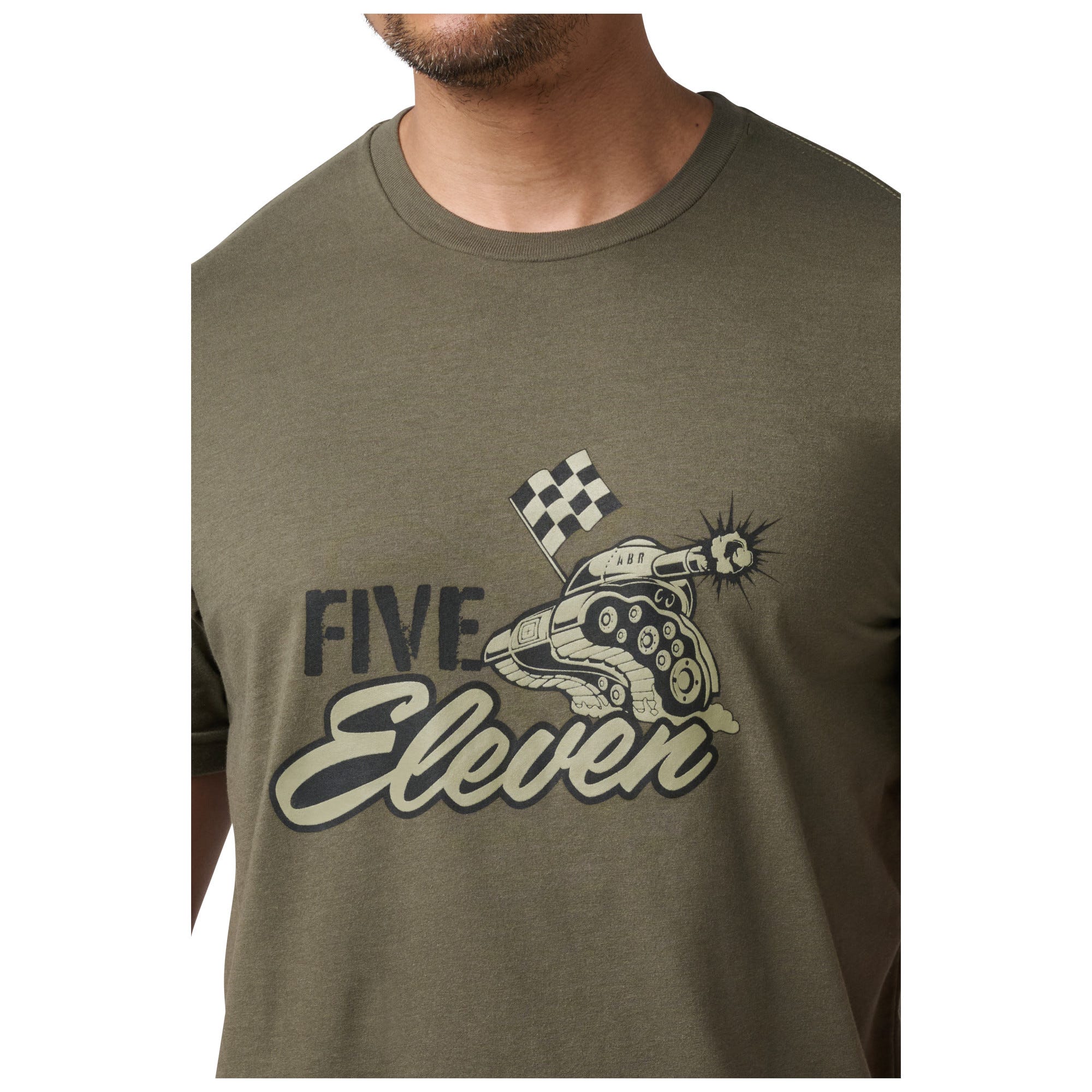 5.11 Battle Rattle Tank Short Sleeve Tee, kortärmad T-shirt i Ranger Green