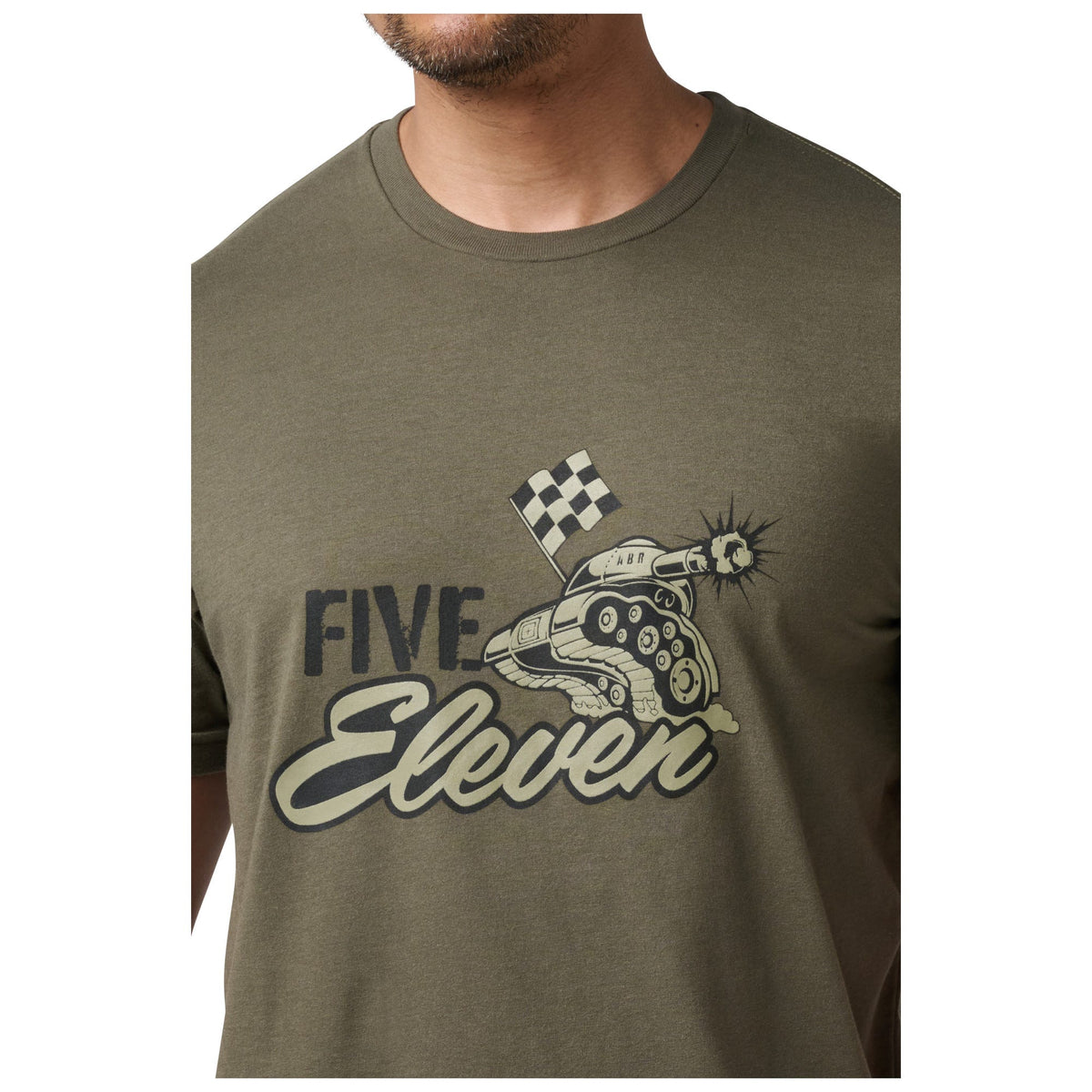 5.11 Battle Rattle Tank Short Sleeve Tee, kortärmad T-shirt i Ranger Green