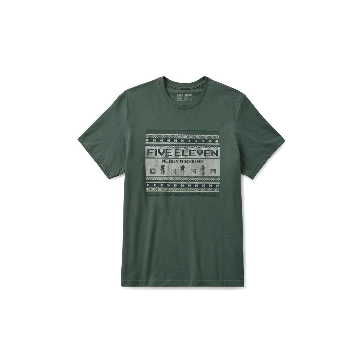 5.11 Ugly Sweater Short Sleeve Tee, kortärmad T-shirt i Greenstone.