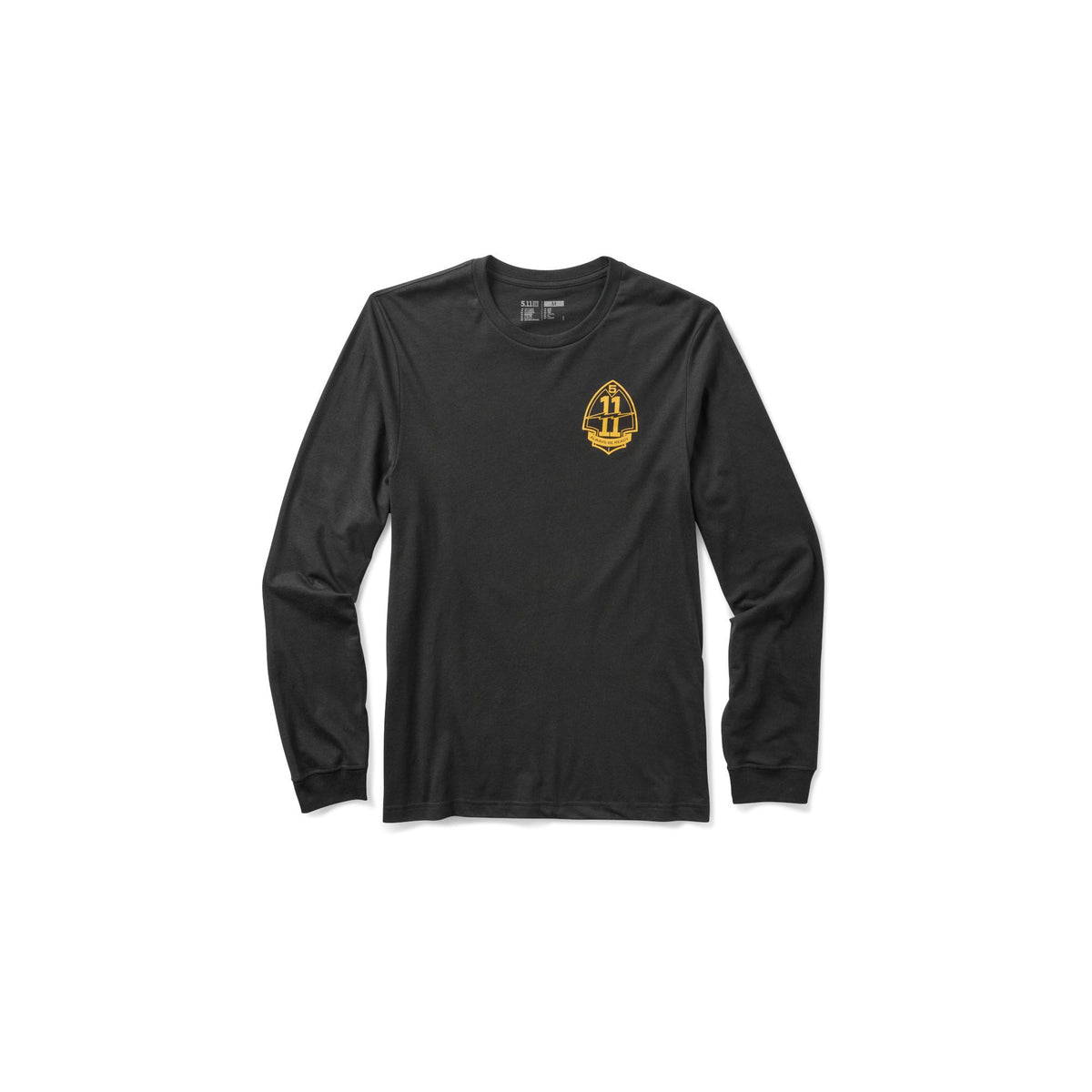 5.11 Grim Bomber Long Sleeve Tee, långärmad T-shirt i Black