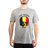 5.11 Patriotic Skull Tee Belgium, kortärmad herr-T-shirt i Heather Gray