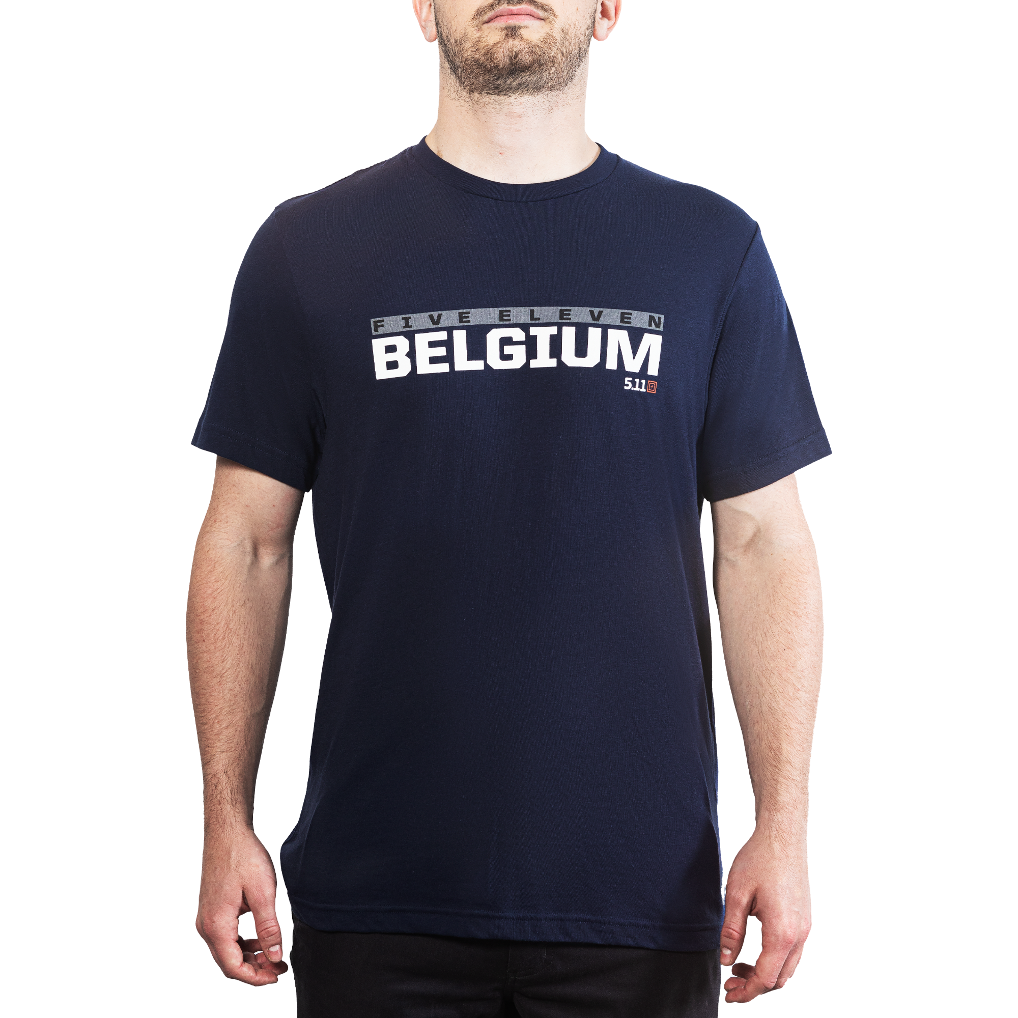5.11 Belgium 5.11 Tee T-shirt i Pacific Navy