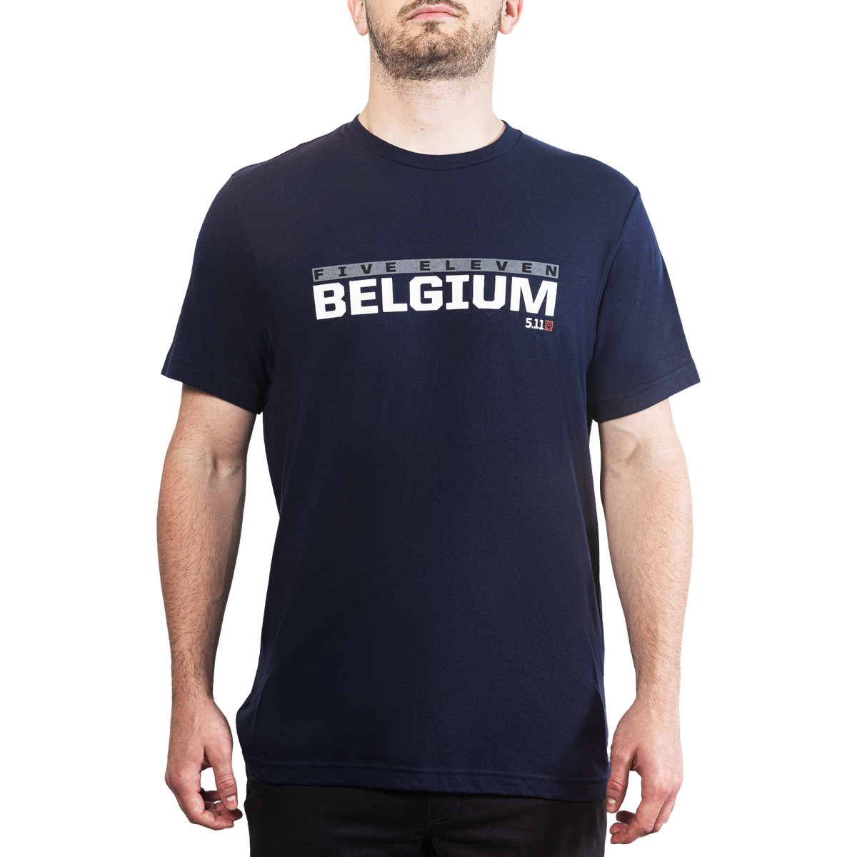 5.11 Belgium 5.11 Tee T-shirt i Pacific Navy
