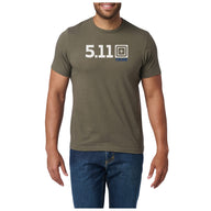 5.11 Tactical Finland Fill Tee i Ranger Green, kortärmad T-shirt med Finlandsmotiv