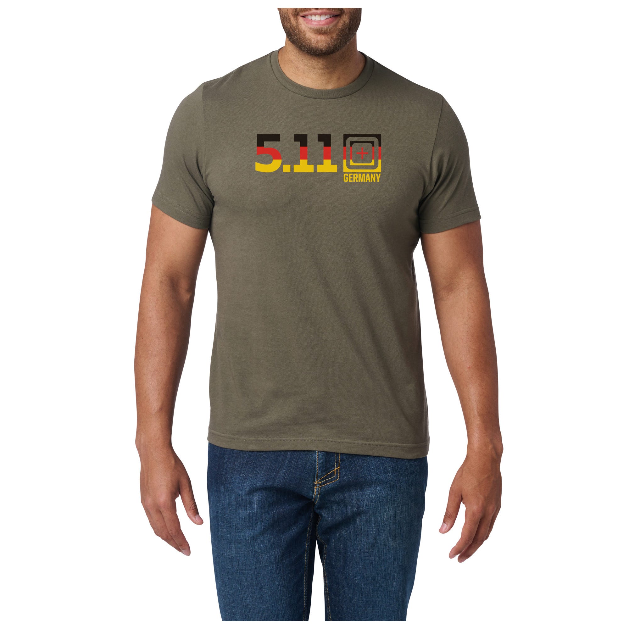 5.11 Germany Fill Tee T-shirt i Ranger Green